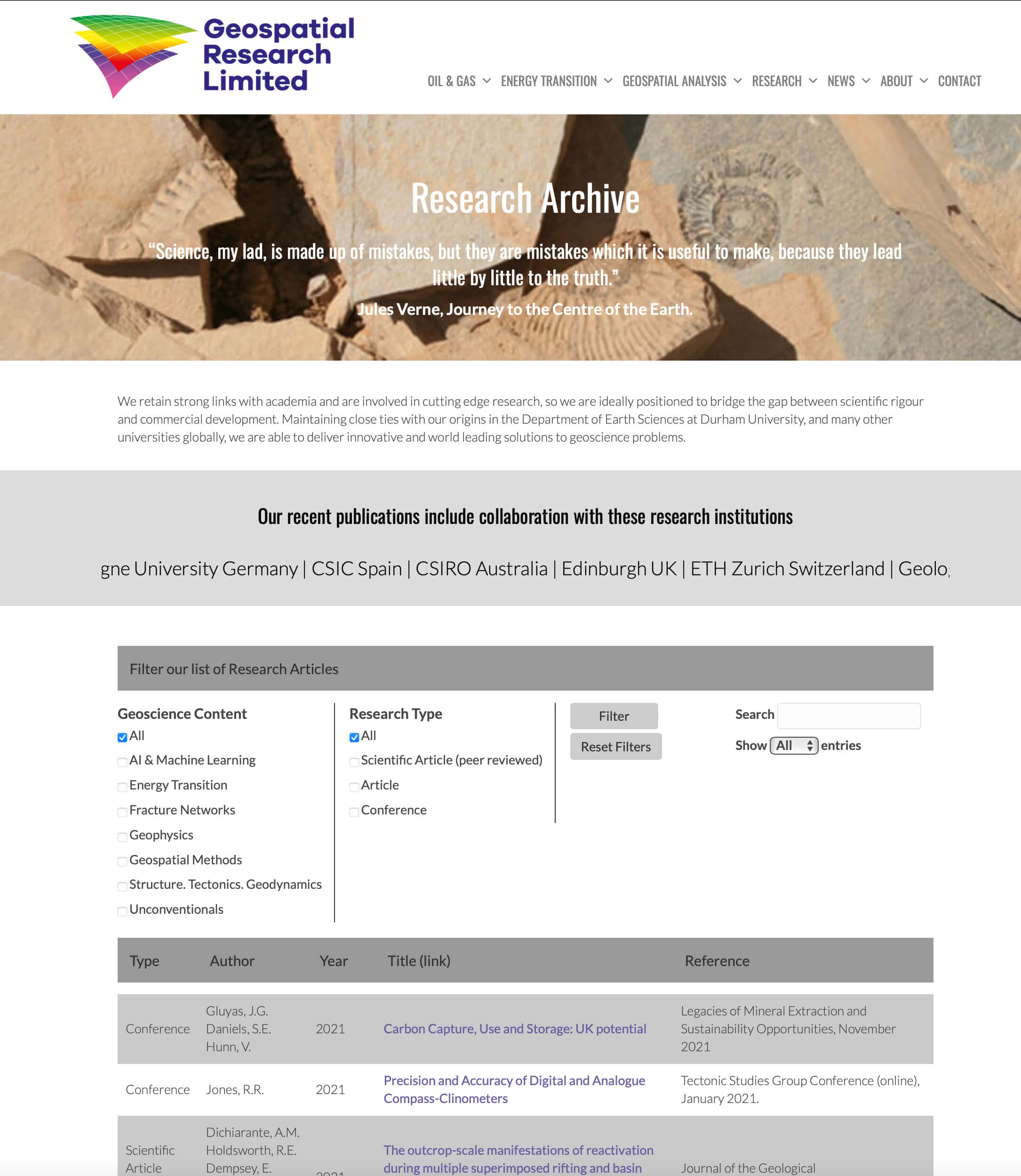 Research Archive - Geospatial Research