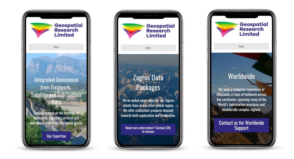 GeoScience Web Design