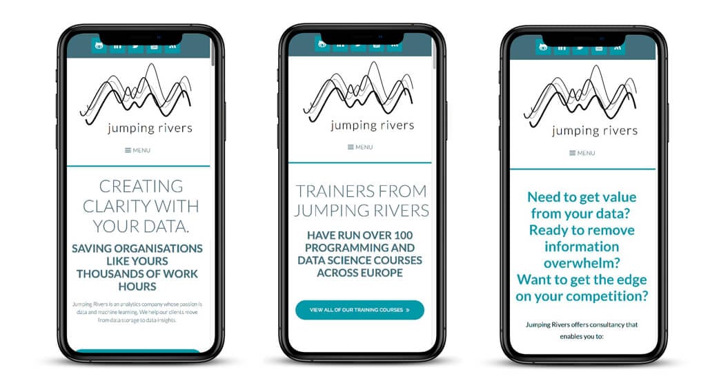 Data Science Website Design
